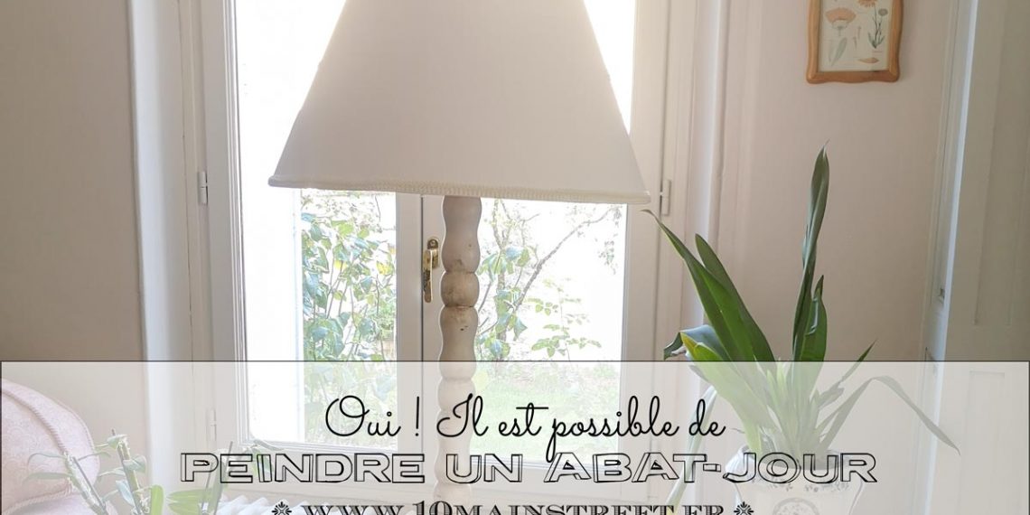 Peindre un abat-jour : oui c'est possible !