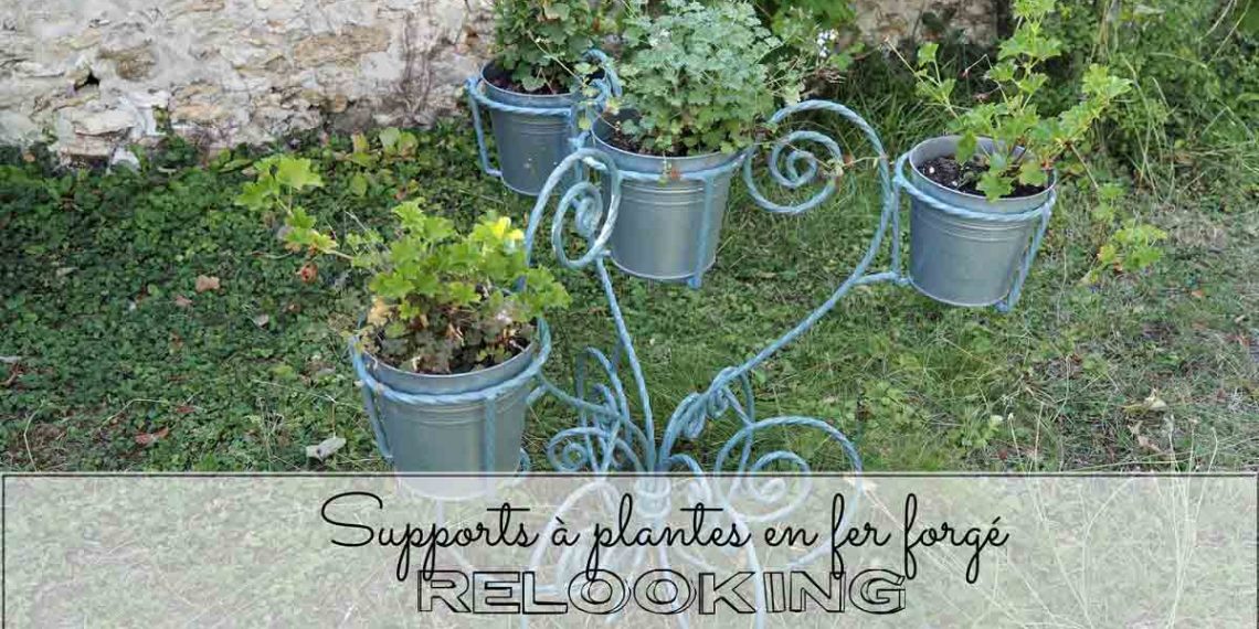 Supports à plantes en fer forgé : remise en beauté au pistolet HVLP