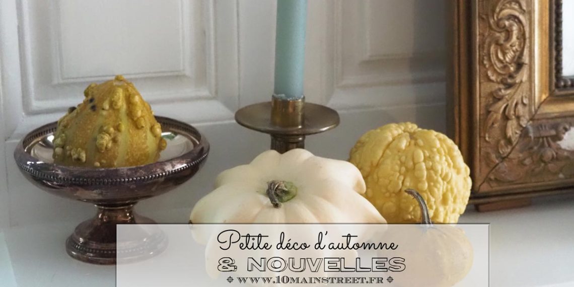Petite déco d'automne nature & quelques nouvelles