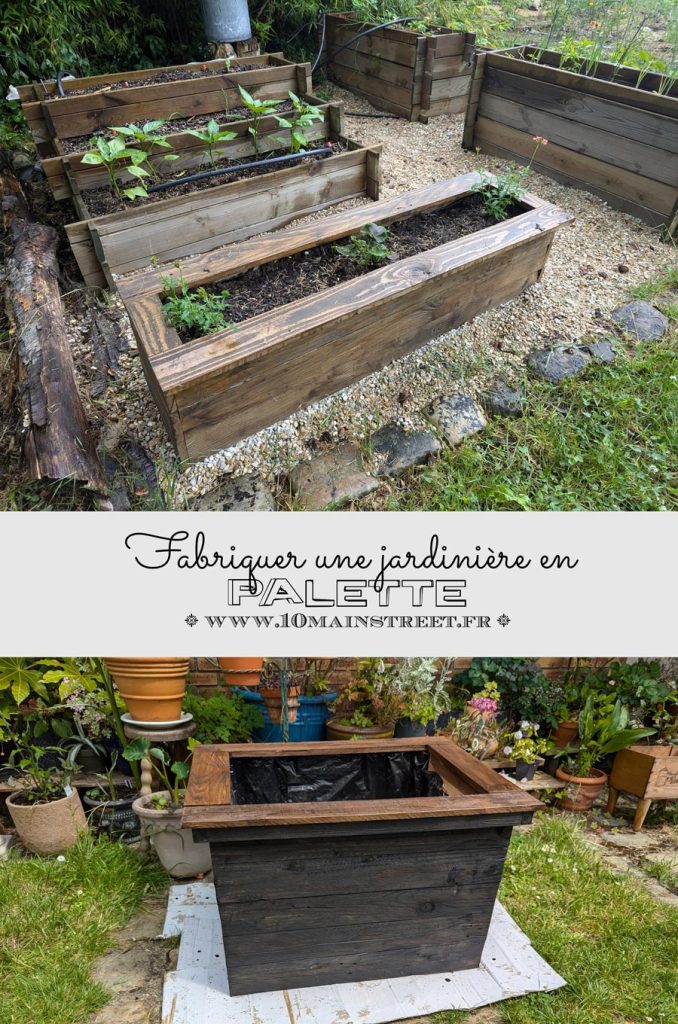 Fabriquer une jardinière en palette