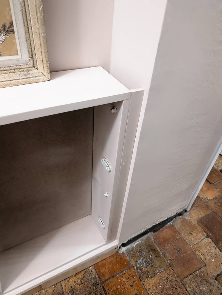 Intégration du meuble à chaussures Ikea