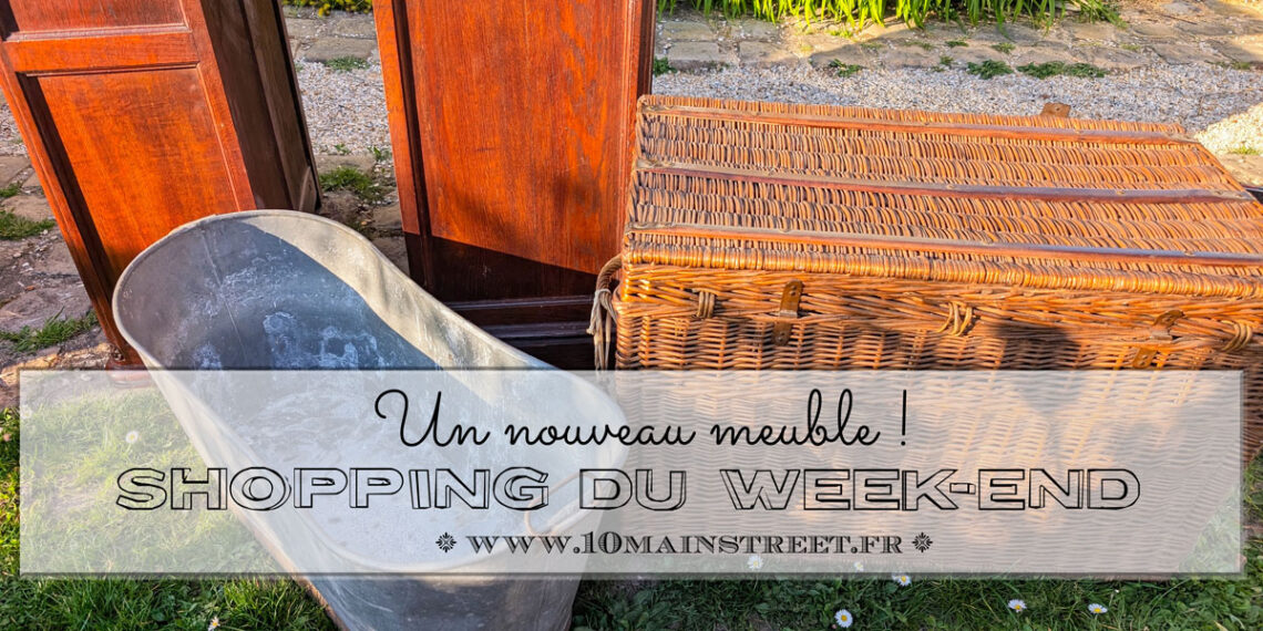 Un nouveau meuble (shopping du week-end)