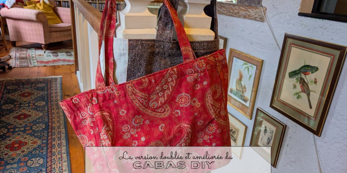 Cabas DIY : la version doublée et améliorée