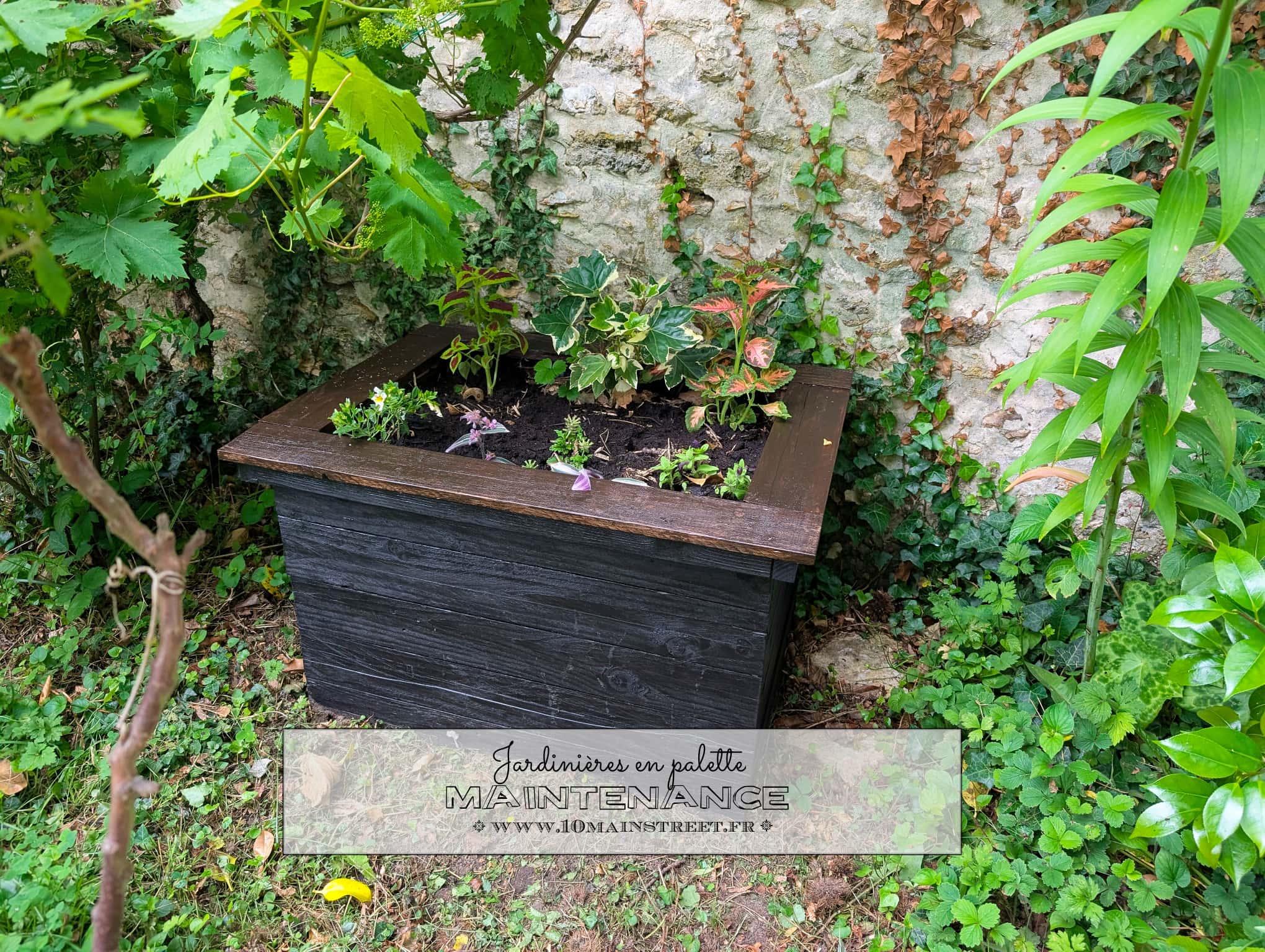 Maintenance des jardinières en palette après plusieurs années d'utilisation