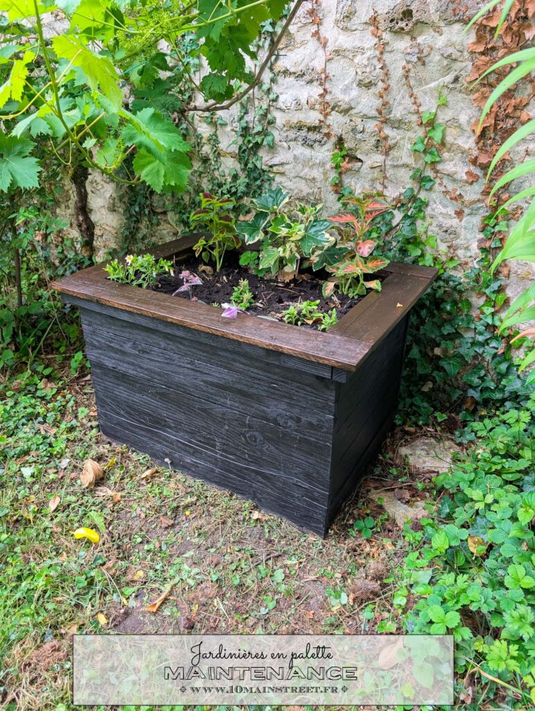 Maintenance des jardinières en palette après plusieurs années d'utilisation