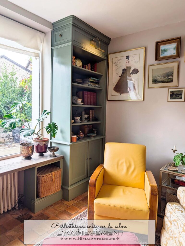Intégration des bibliothèques du salon : l'achèvement