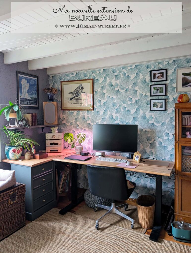 Ma nouvelle extension de bureau 100% upcycling